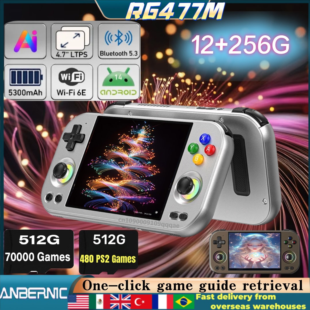 Retro Gaming La - ANBERNIC RG477M RG Slide Retro Handheld