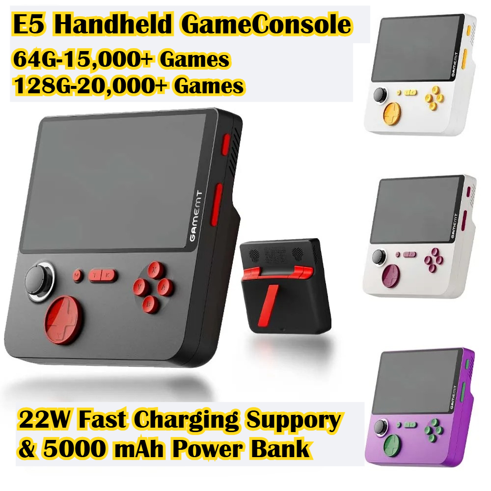Retro Gaming Power Bank - E5 Handheld Video Game Console 5