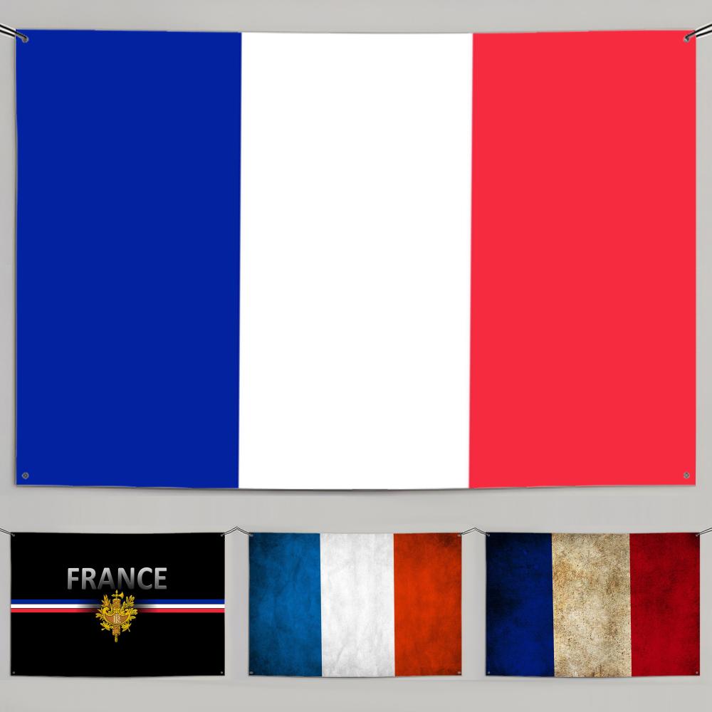 Retro Gaming France - 1PC Famous France Flags Retro Football