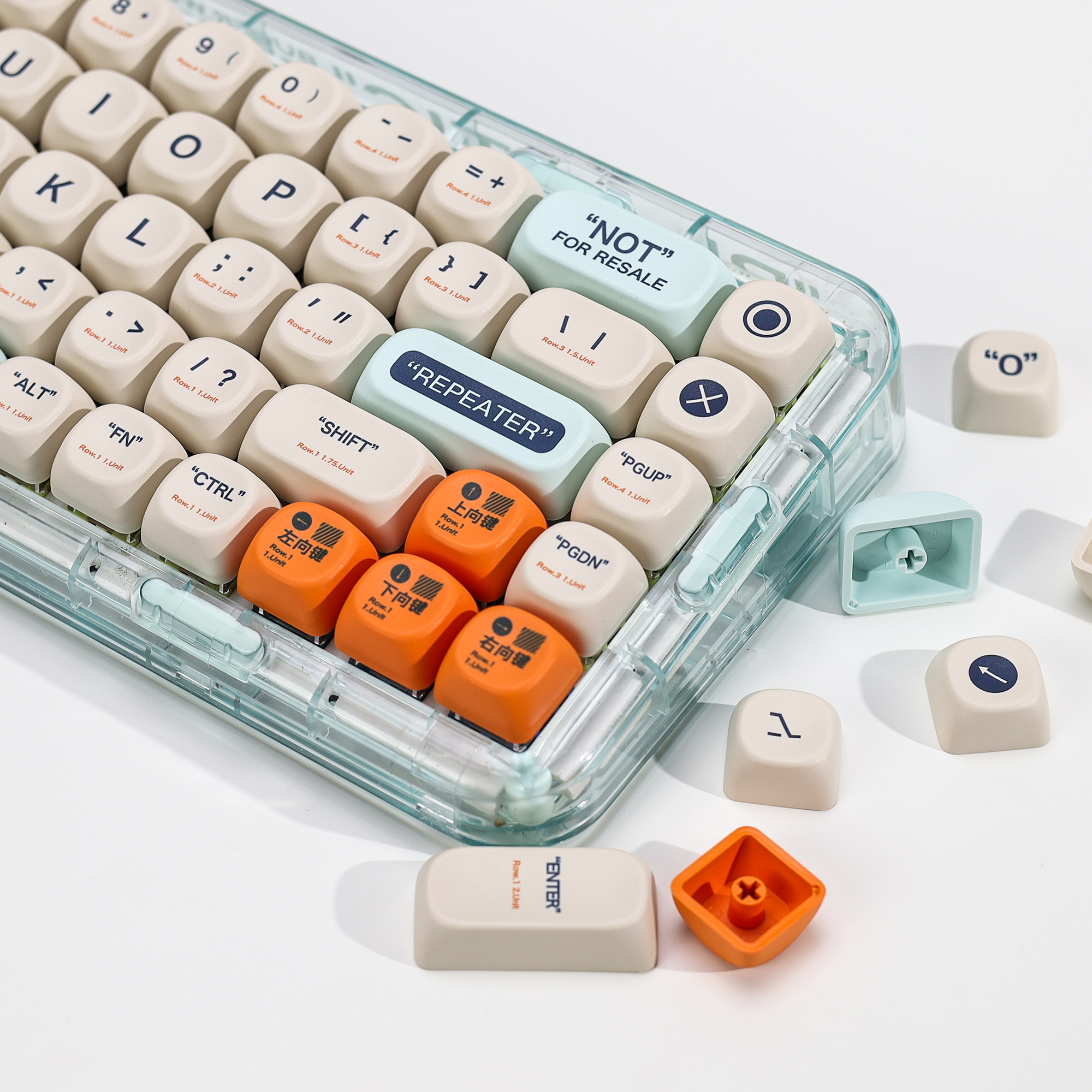 Retro Gaming Laptop - KBDiy KOA Profile Retro Plastic Theme