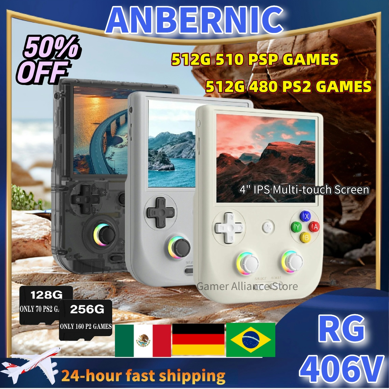 Retro Gaming La - ANBERNIC RG406V RG 406V Retro Handheld