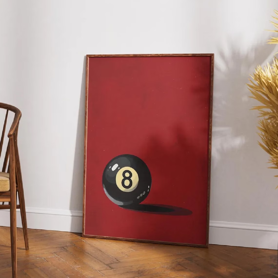 Retro Gaming Pictures - Retro-Style Featuring A Lucky 8 Ball