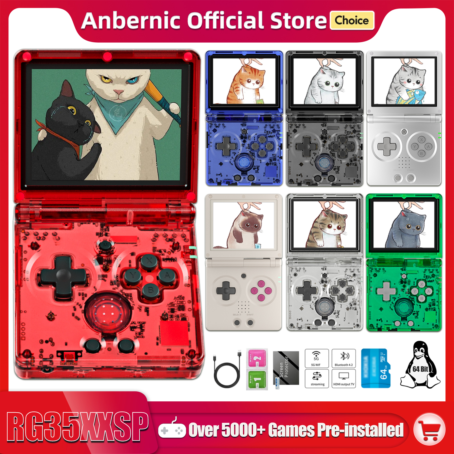Anbernic NEW RG35XXSP Flip Han – Retro Gaming La Bewertung und Preis