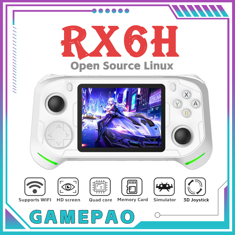 Open Source RX6H Retro Handhel – Retro Gaming Images Bewertung und Preis