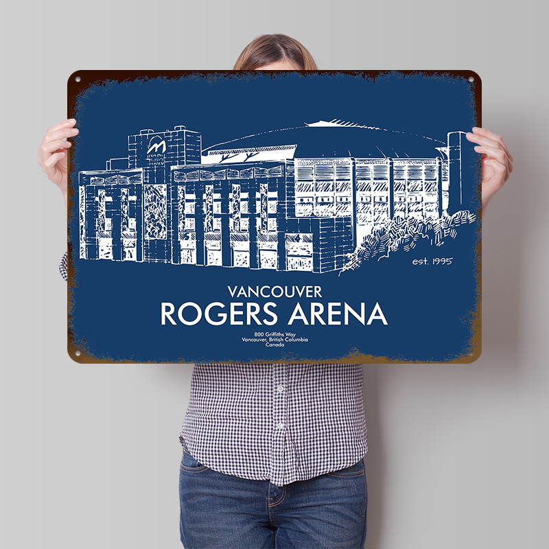 Vancouver Rogers Arena Metal P – Retro Gaming Vancouver Bewertung und Preis