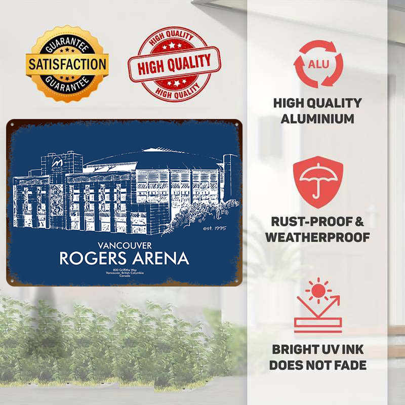 Vancouver Rogers Arena Metal P – Retro Gaming Vancouver Bewertung und Preis