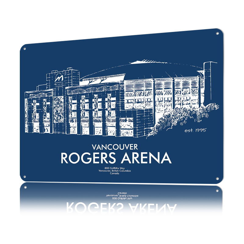 Vancouver Rogers Arena Metal P – Retro Gaming Vancouver Bewertung und Preis