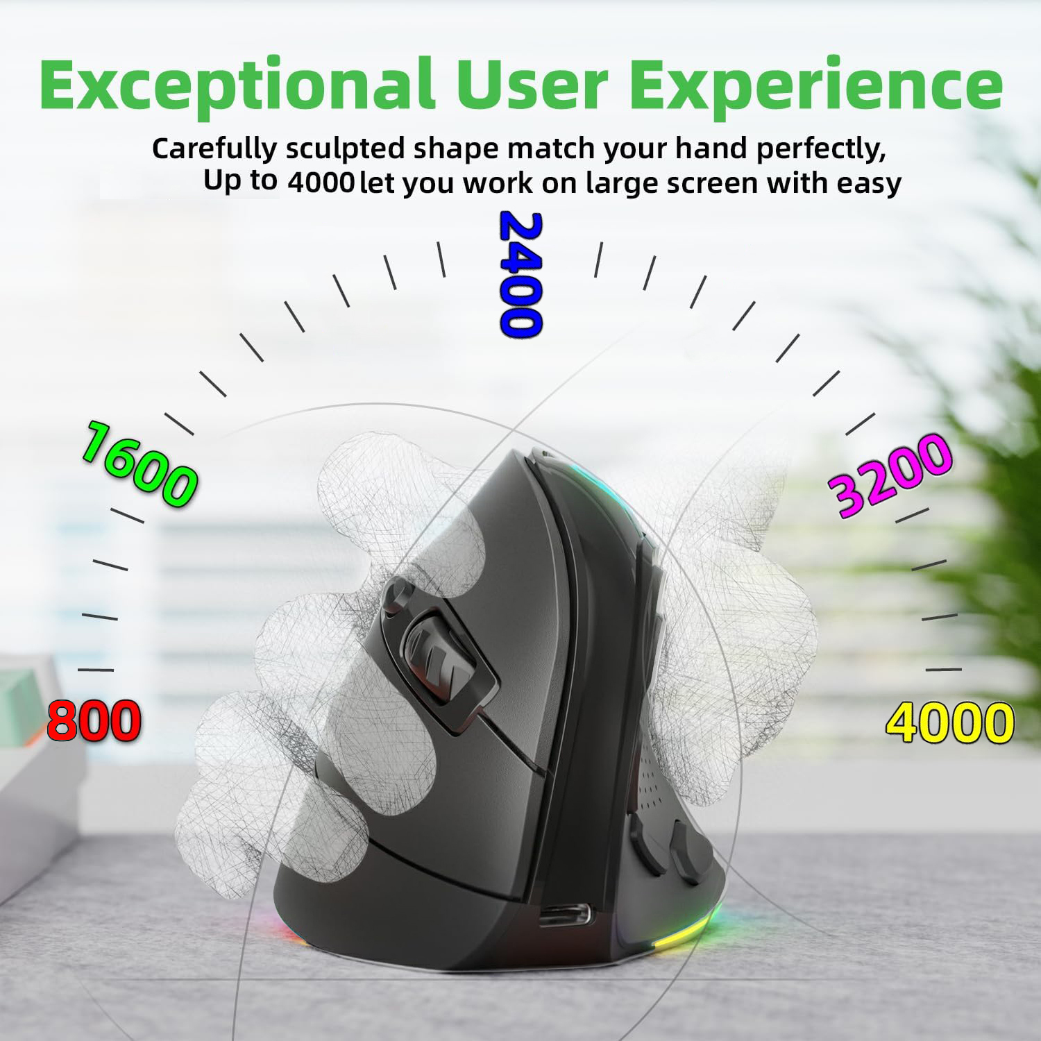 2.4G Dual Modes Ergonomic Vert – Mouse Gaming Retro Bewertung und Preis