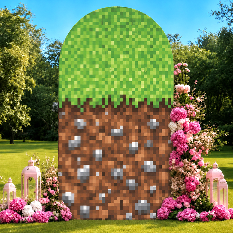 Retro Pixel World Arch Backdro – Retro Gaming Events Bewertung und Preis