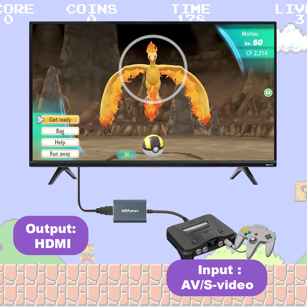 Bitfunx 720P Svideo / AV To HD – Retro Gaming Unit Bewertung und Preis