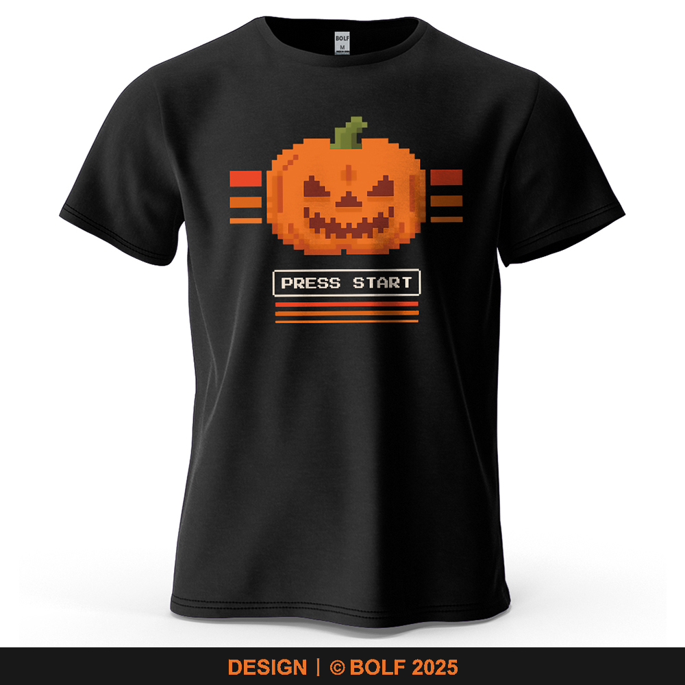 Halloween Pumpkin Printed Men' – Retro Gaming Events Bewertung und Preis