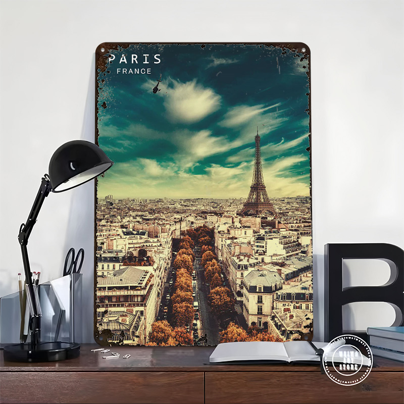 Paris France Metal Poster Wall – Retro Gaming France Bewertung und Preis