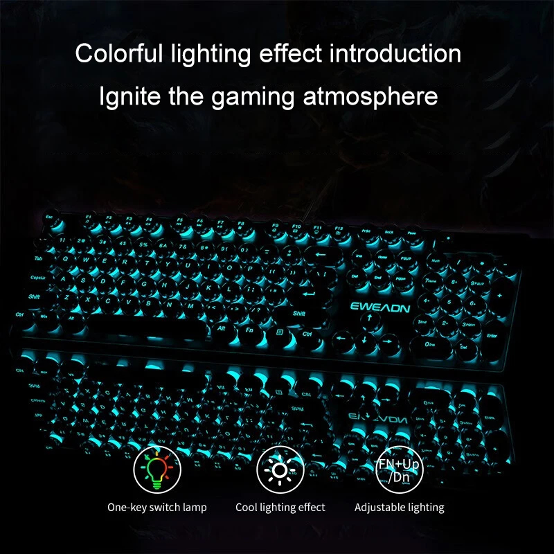 Retro Punk Mechanical Feel Key – Mouse Gaming Retro Bewertung und Preis