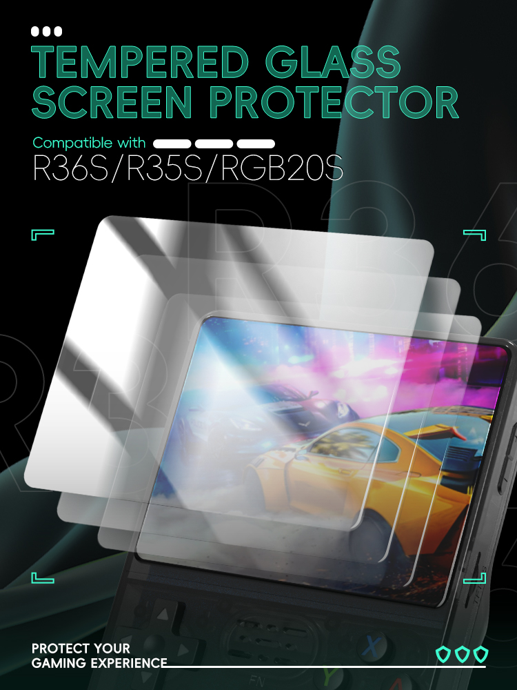 DATA FROG R36S Screen Protecto – Retro Gaming Images Bewertung und Preis
