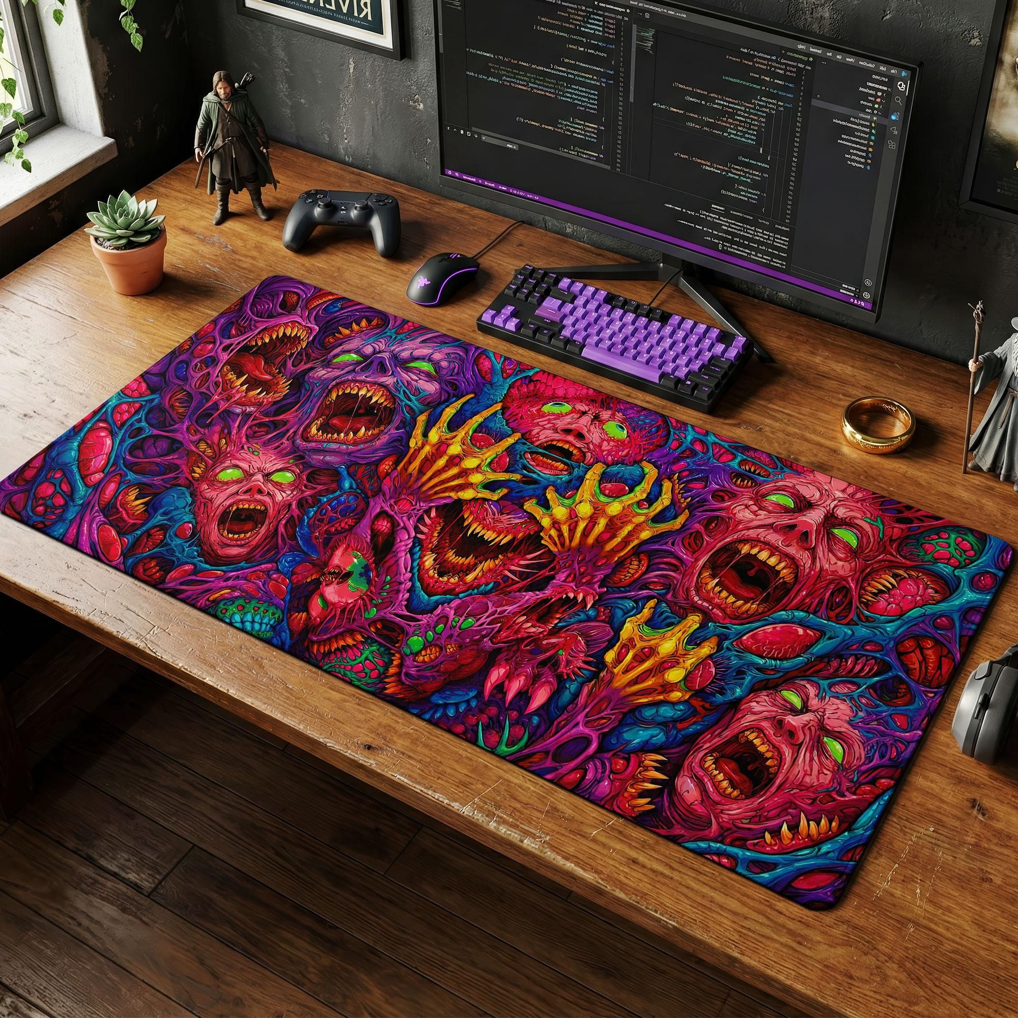 Japan Red Mouse Pad Neon Gore  – Mouse Gaming Retro Bewertung und Preis