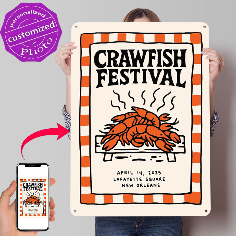Crawfish Festival Tin Poster W – Retro Gaming Festival Bewertung und Preis