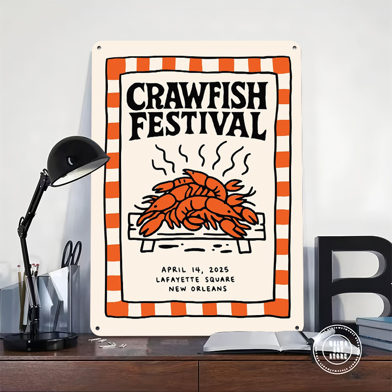 Crawfish Festival Tin Poster W – Retro Gaming Festival Bewertung und Preis