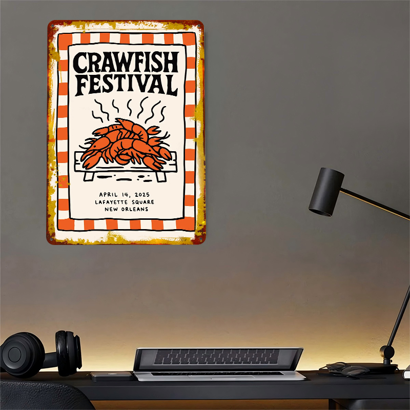 Crawfish Festival Tin Poster W – Retro Gaming Festival Bewertung und Preis