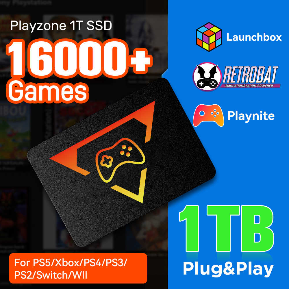 PlayZone 1TB Emulator Consoles – Retro Gaming Play Zone Bewertung und Preis