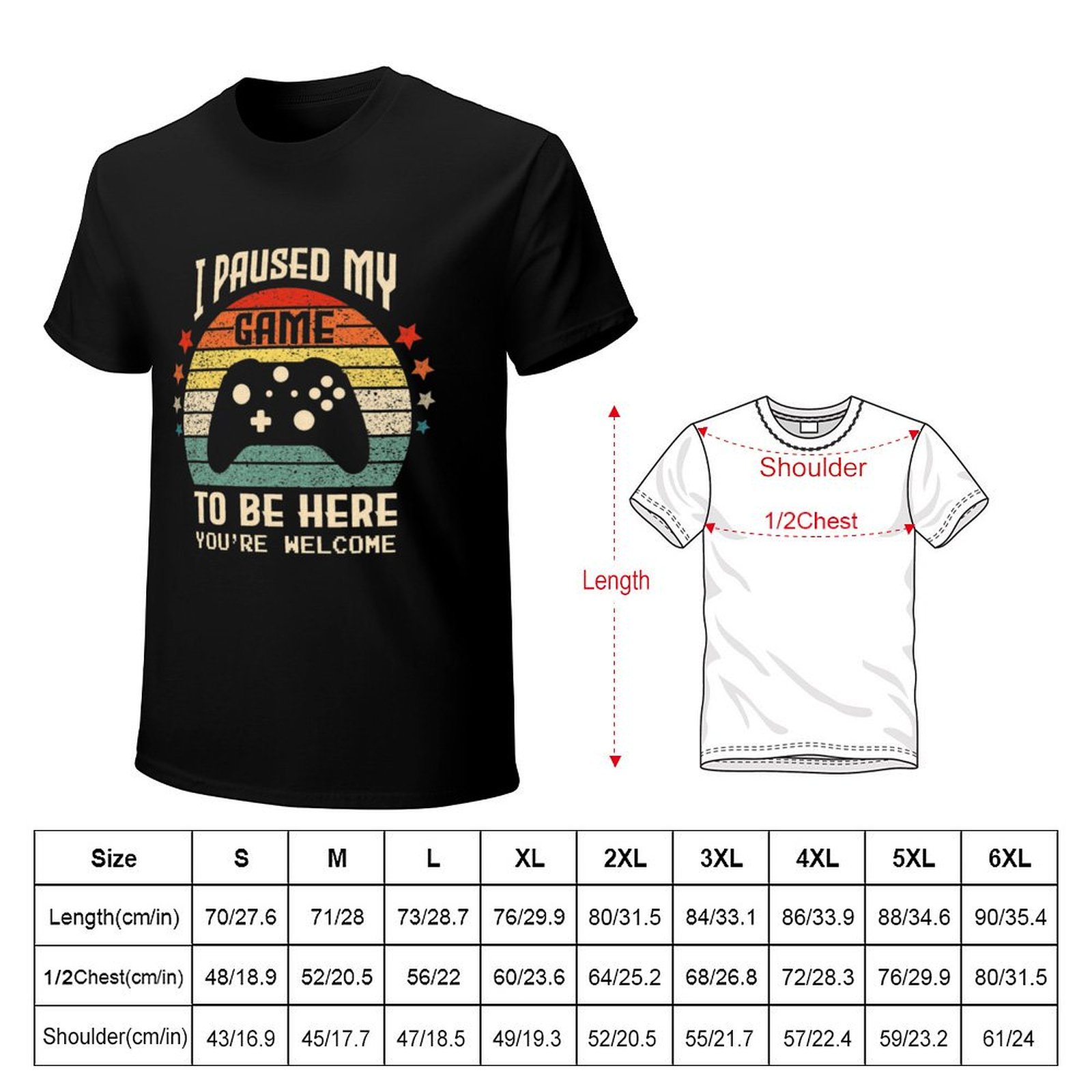 I Paused My Game to Be Here Ga – Retro Gaming Gifts For Men Bewertung und Preis
