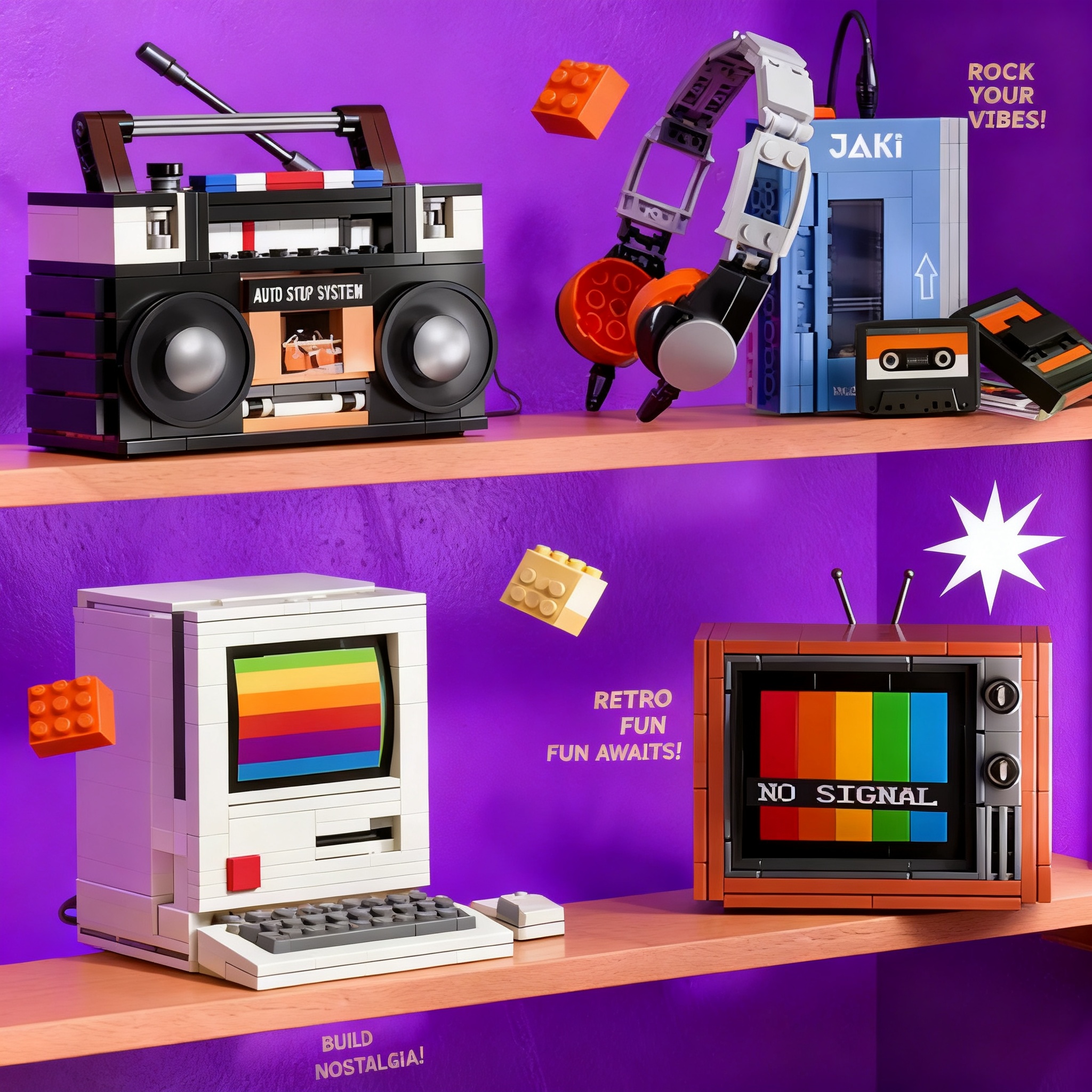 Retro DIY Building Blocks TV R – Retro Gaming Box Bewertung und Preis