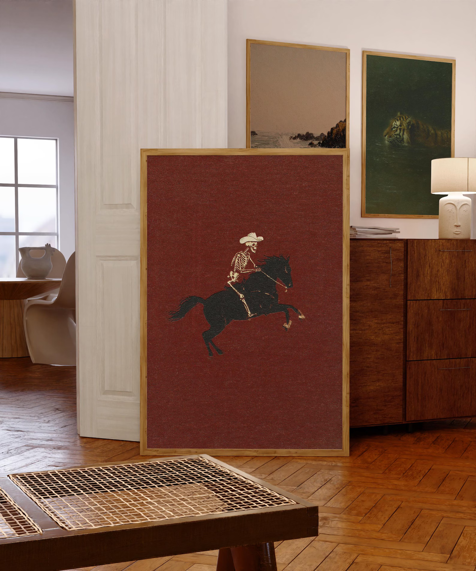 Skeleton Cowboy Illustration B – Retro Gaming Pictures Bewertung und Preis