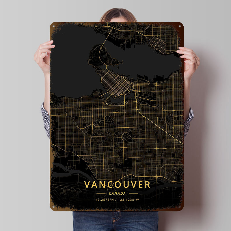 Vancouver Canada Tinplate Post – Retro Gaming Vancouver Bewertung und Preis