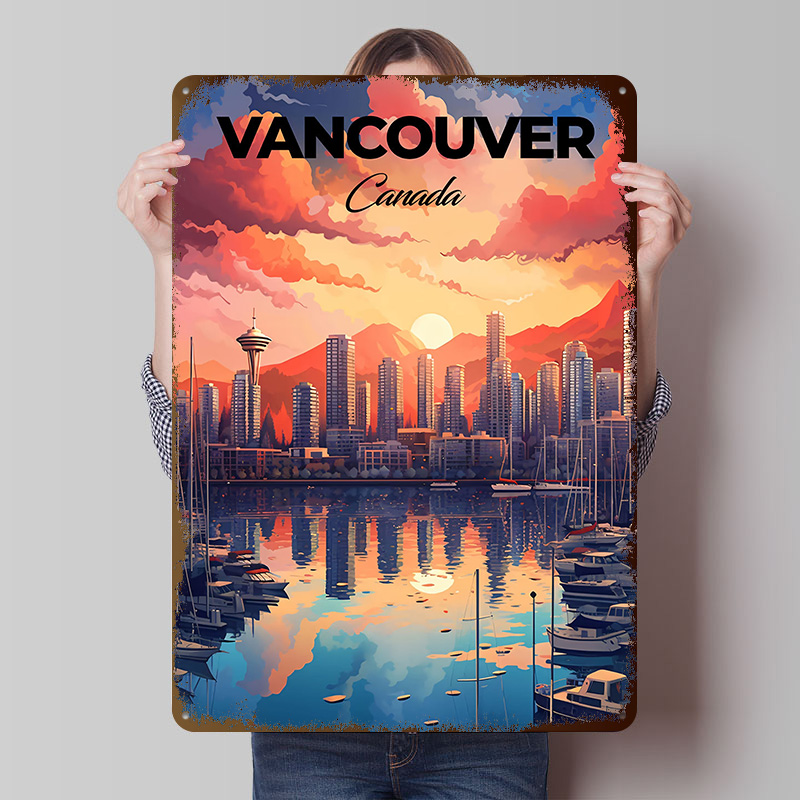 Vancouver Travel Print Printin – Retro Gaming Vancouver Bewertung und Preis