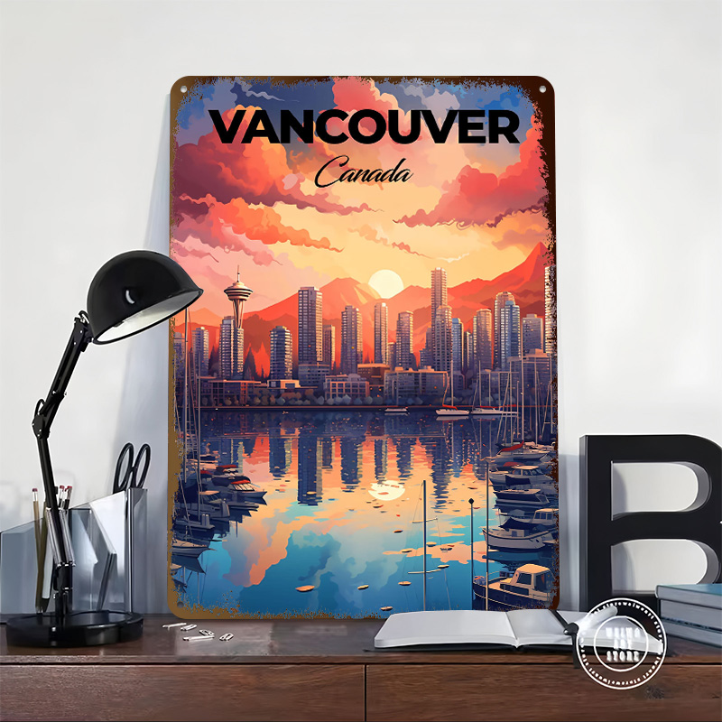 Vancouver Travel Print Printin – Retro Gaming Vancouver Bewertung und Preis