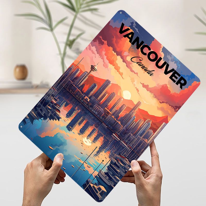 Vancouver Travel Print Printin – Retro Gaming Vancouver Bewertung und Preis
