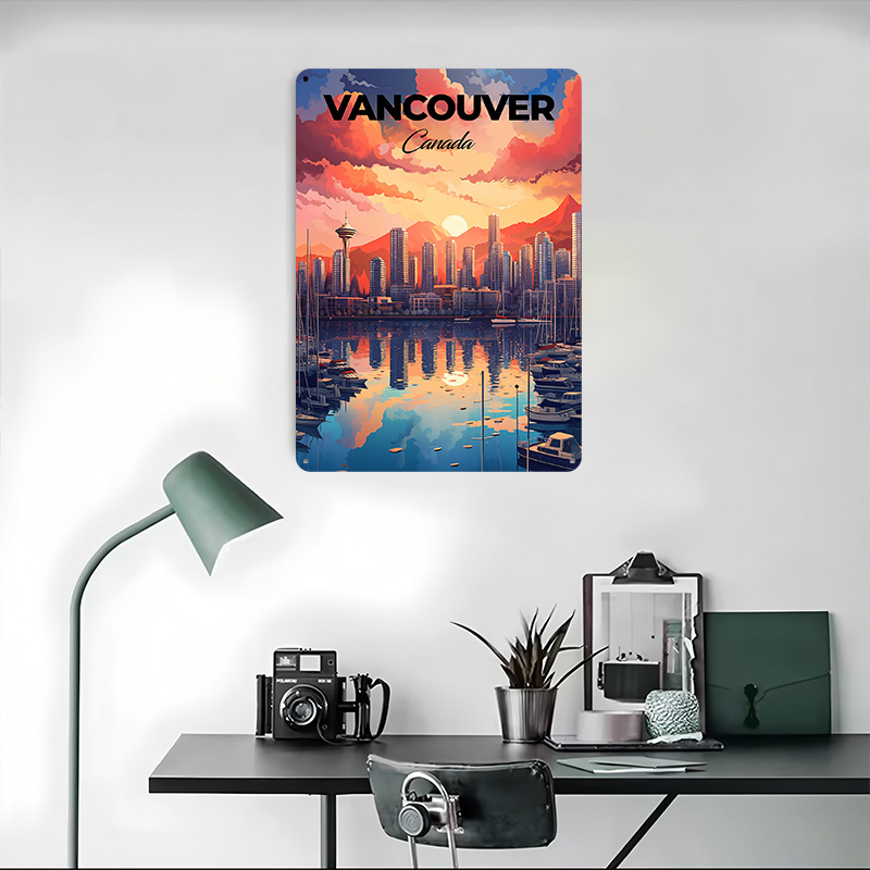 Vancouver Travel Print Printin – Retro Gaming Vancouver Bewertung und Preis
