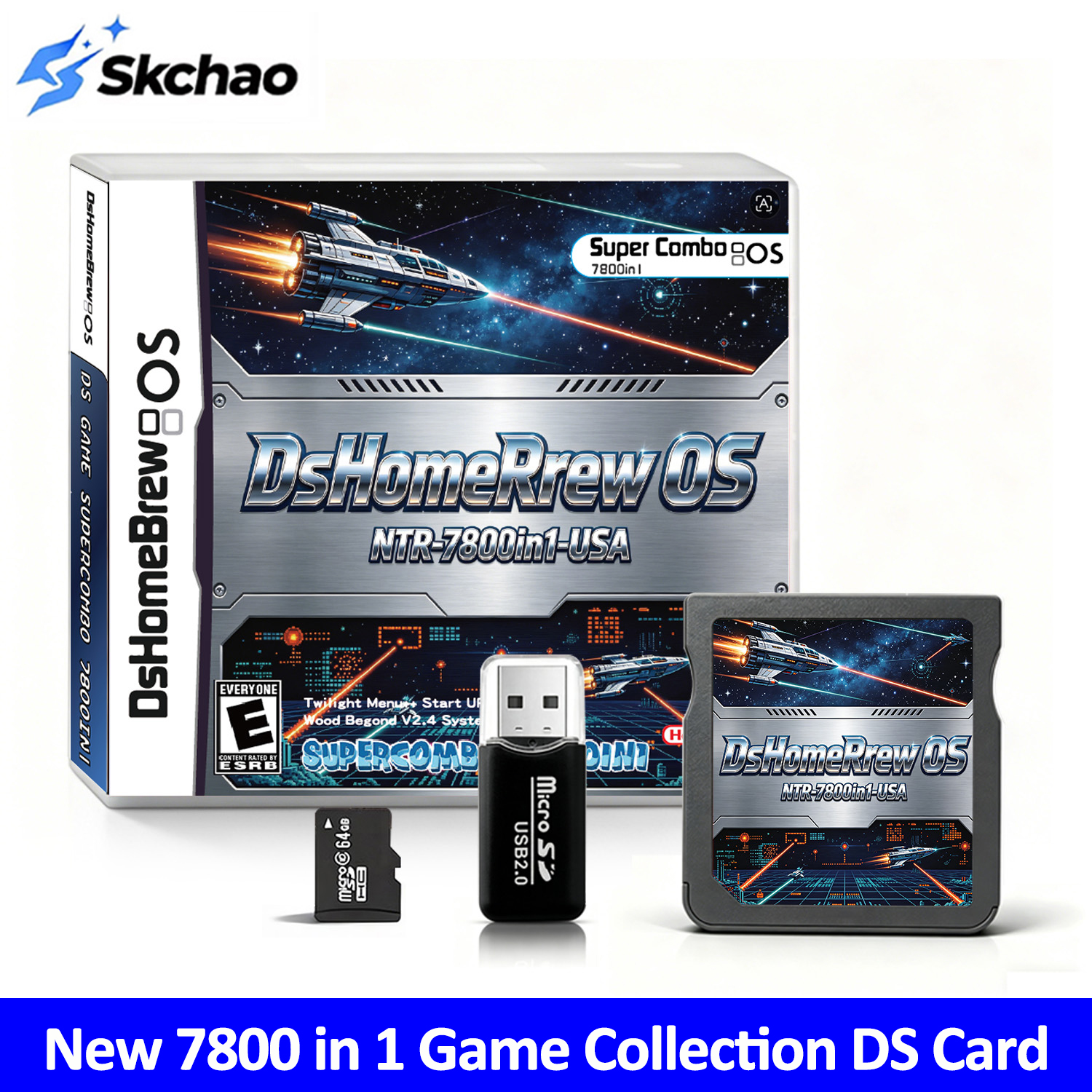 7800 in 1 DsHomeBrew Flash Car – Retro Gaming Box Bewertung und Preis