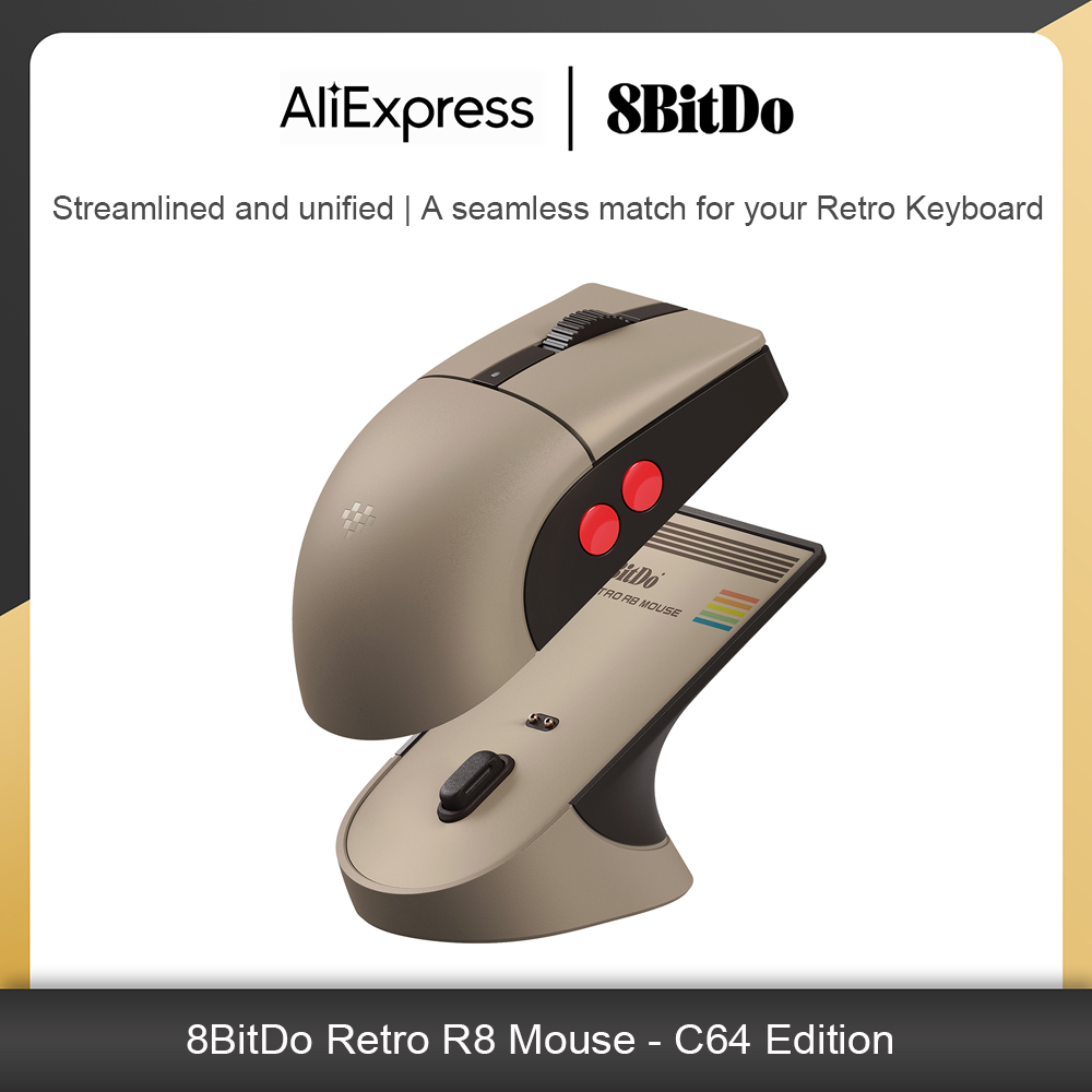 8Bitdo Retro R8 Mouse with Cha – Mouse Gaming Retro Bewertung und Preis