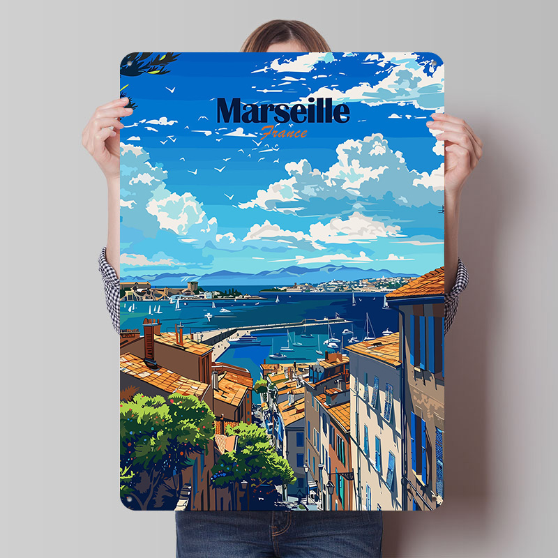 Marseille France Travel Tinpla – Retro Gaming France Bewertung und Preis