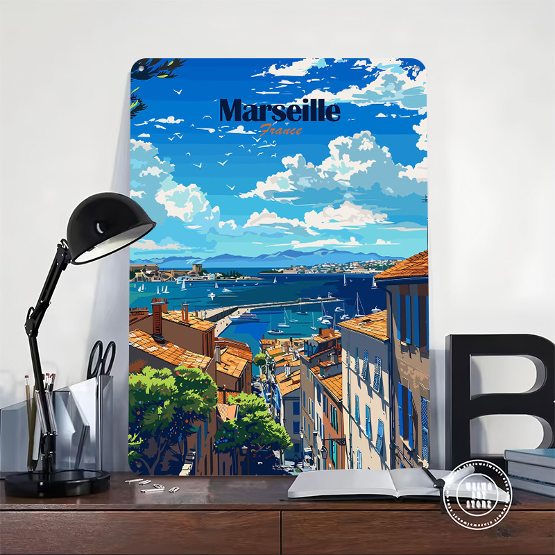 Marseille France Travel Tinpla – Retro Gaming France Bewertung und Preis