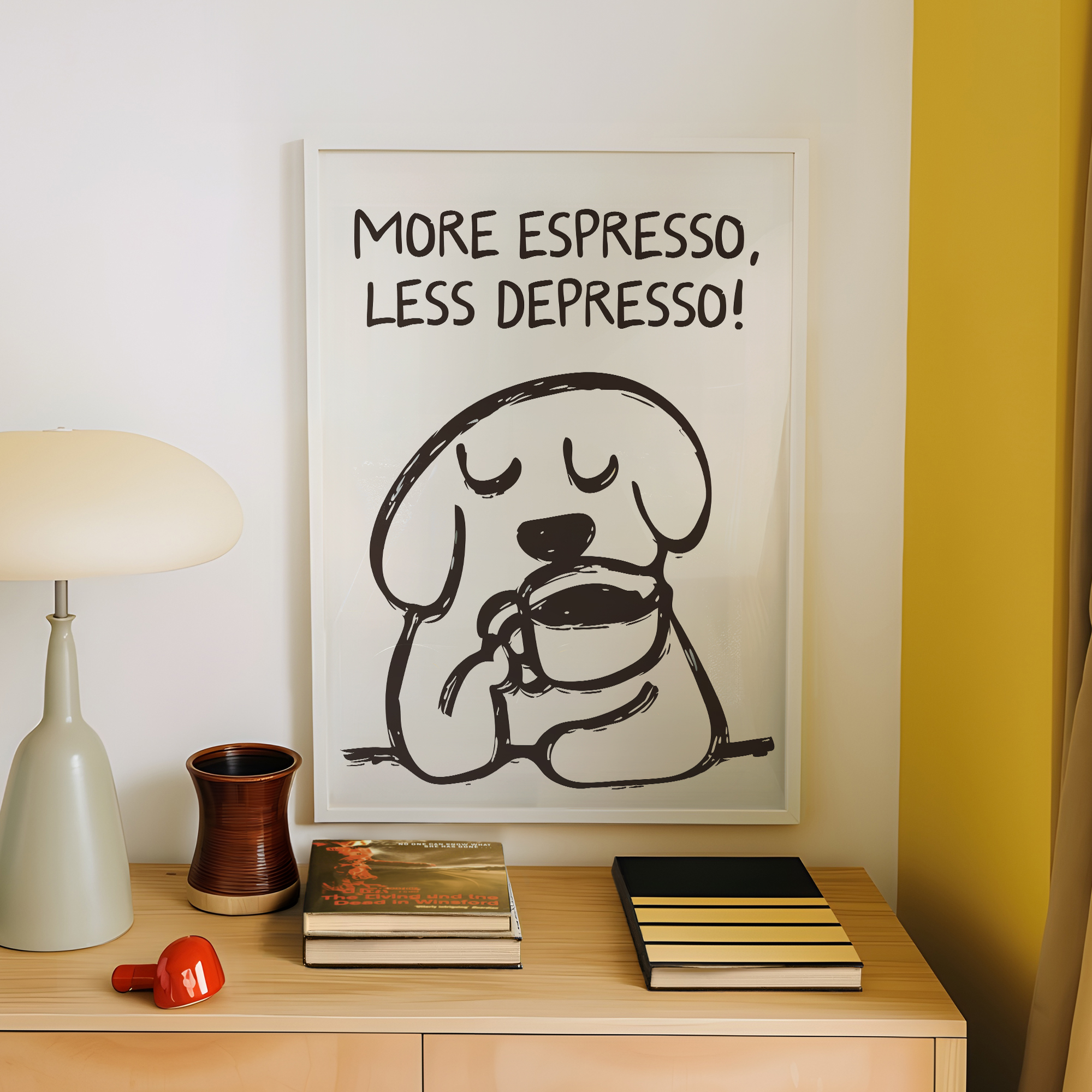 Retro More Espresso Less Depre – Retro Gaming Pictures Bewertung und Preis