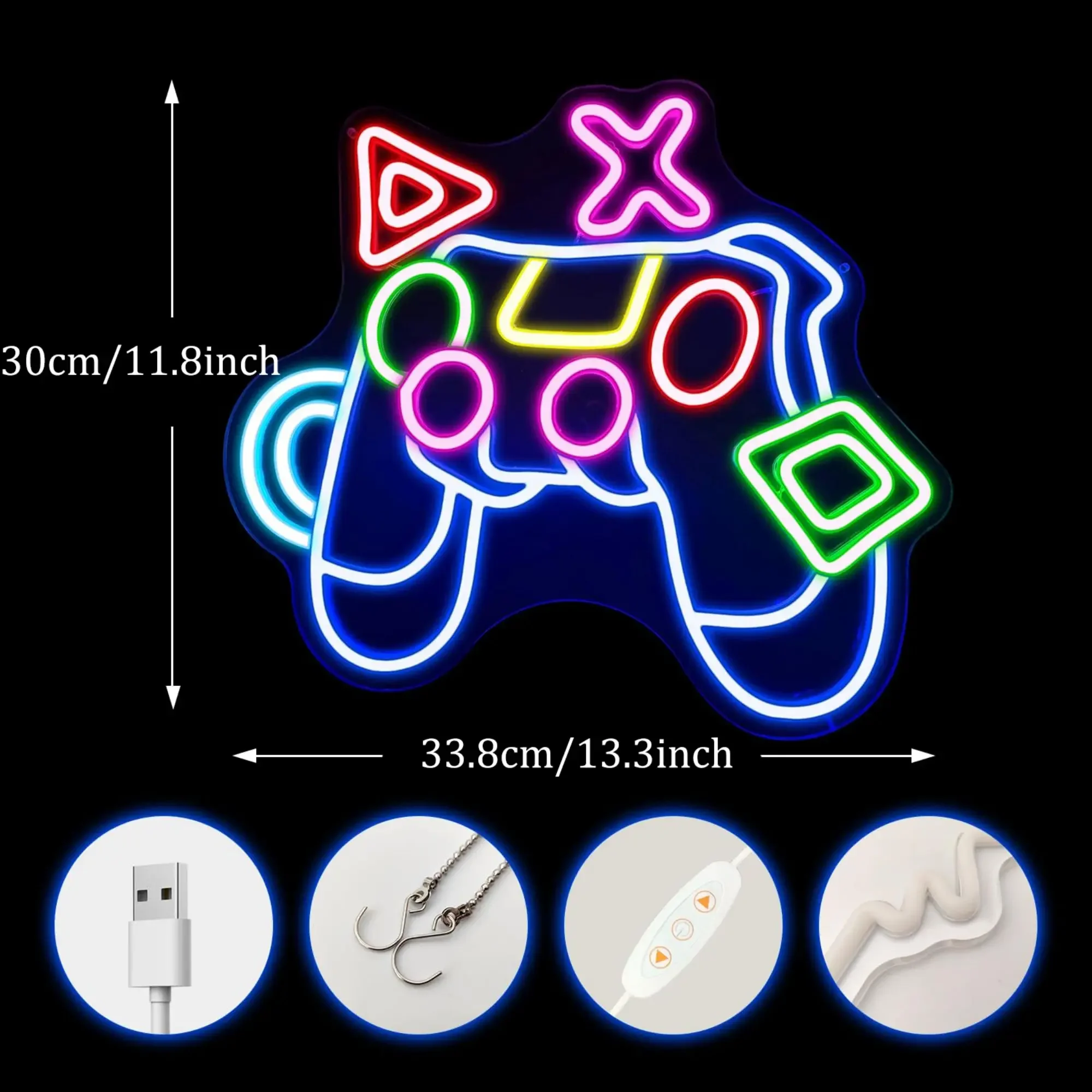 Game Controller LED Neon Light – Retro Gaming Gifts For Men Bewertung und Preis