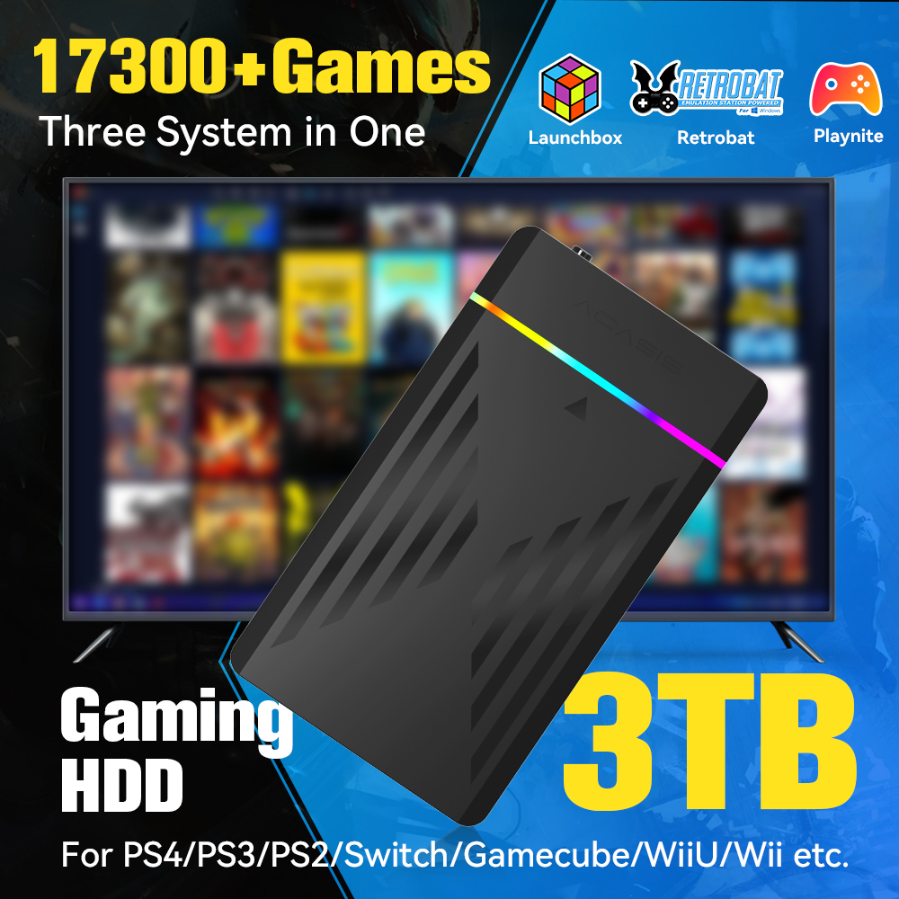 3TB Portable Gaming HDD Launch – Retro Gaming Portable Bewertung und Preis